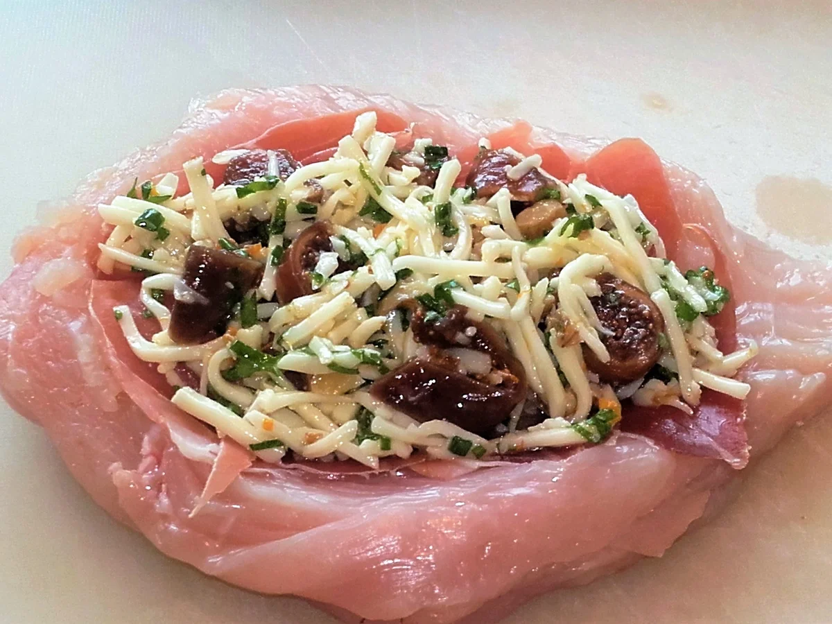 Hähnchenbrustfilet mit einer knackig-frischen Füllung - Rezept - Bild Nr. 2464