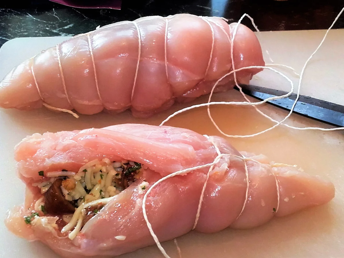 Hähnchenbrustfilet mit einer knackig-frischen Füllung - Rezept - Bild Nr. 2465