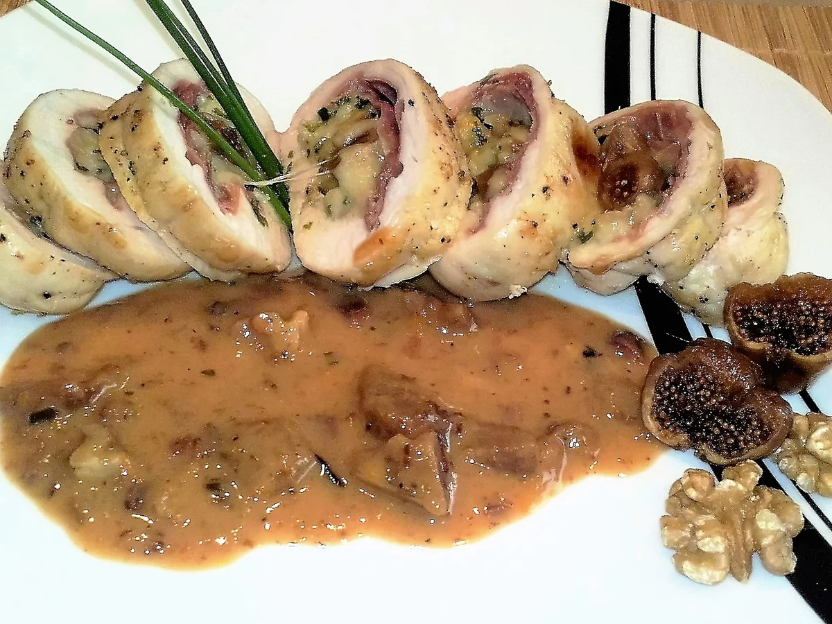 Hähnchenbrustfilet mit einer knackig-frischen Füllung - Rezept - Bild Nr. 2469