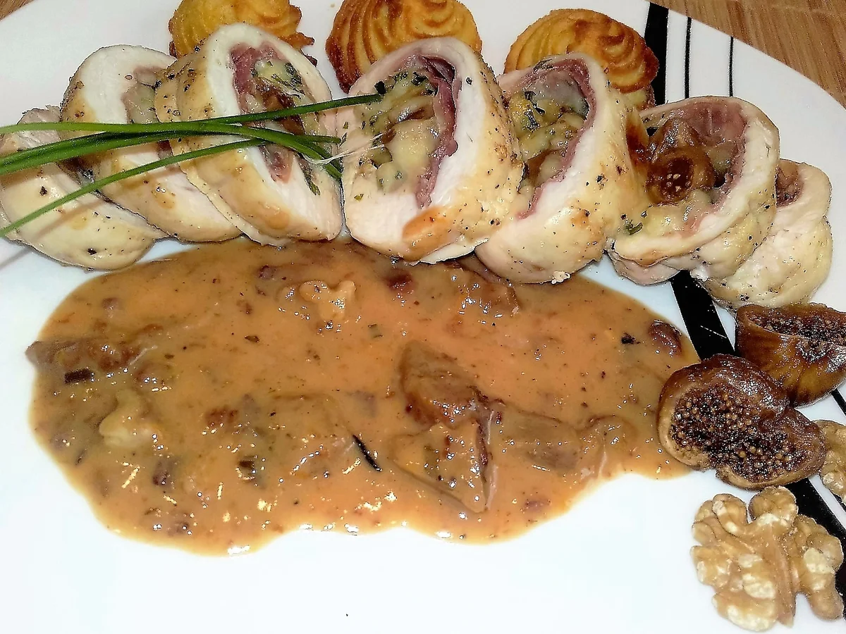 Hähnchenbrustfilet mit einer knackig-frischen Füllung - Rezept - Bild Nr. 2470