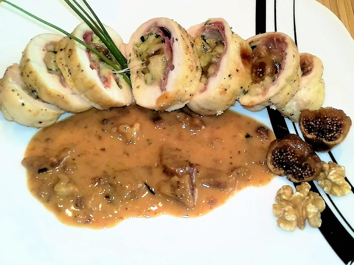 Hähnchenbrustfilet mit einer knackig-frischen Füllung - Rezept - Bild Nr. 2471