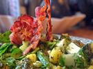 Grüner Bratkartoffelsalat mit Bärlauchdressing und krossem Bacon - Rezept - Bild Nr. 2