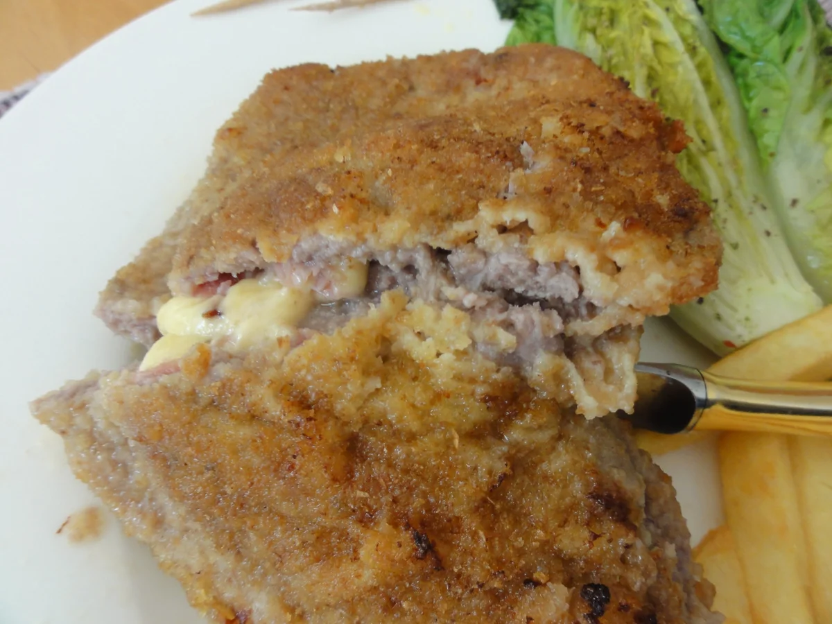 Fleisch:   KALBS-STEAK á la Cordon bleu - Rezept - Bild Nr. 2466