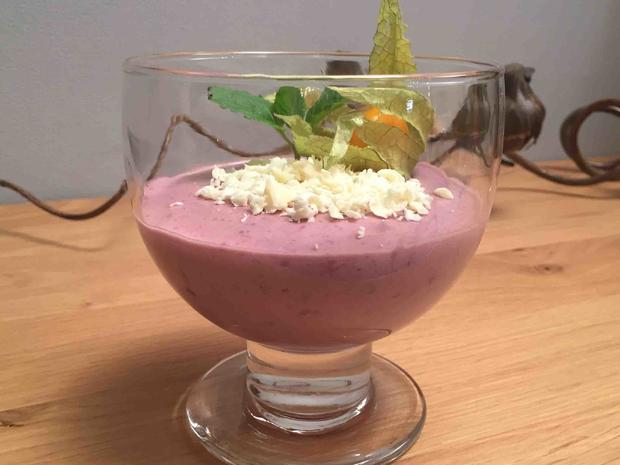 Rotweinmousse Rotweinmousse
