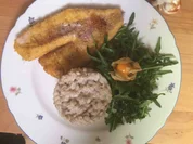 Schweriner Seefisch gebraten an Graupenrisotto mit Saisonsalat - Rezept - Bild Nr. 2
