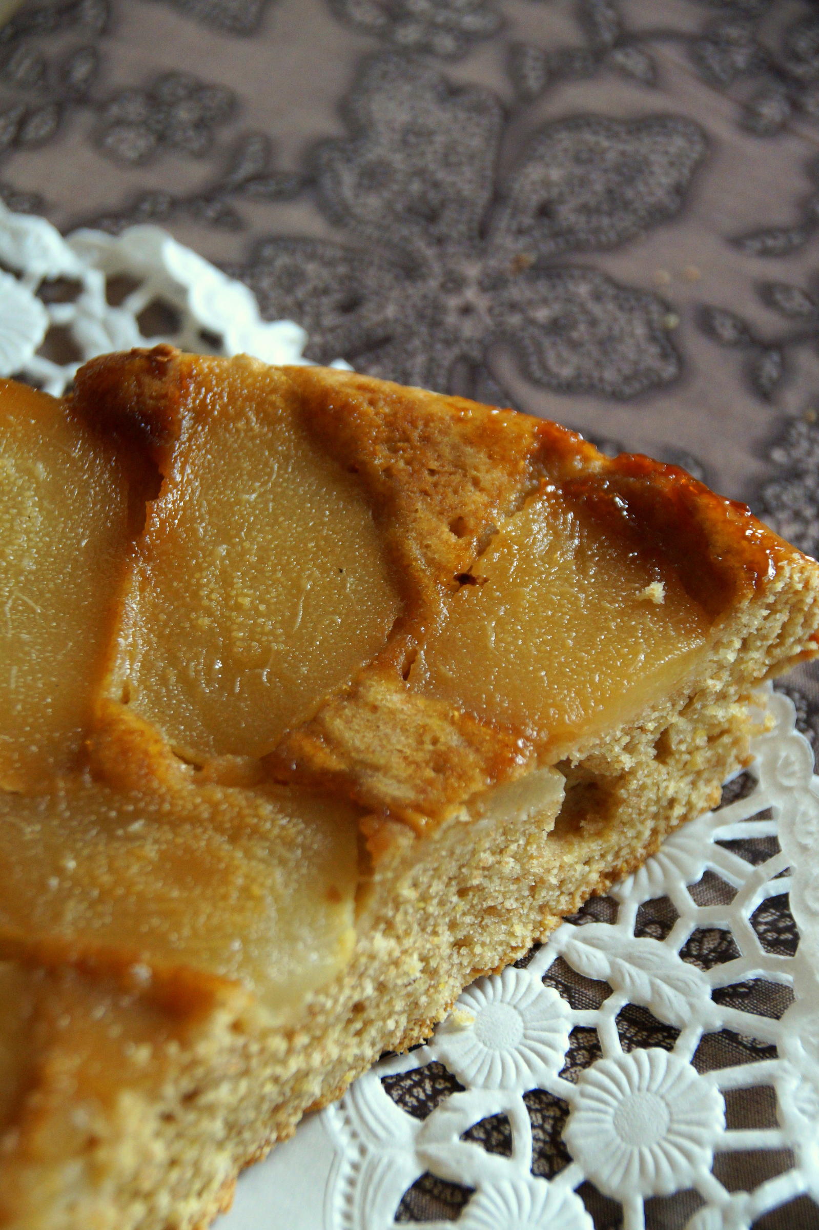 Bilder für Polenta-Birnen-Kuchen Rezept