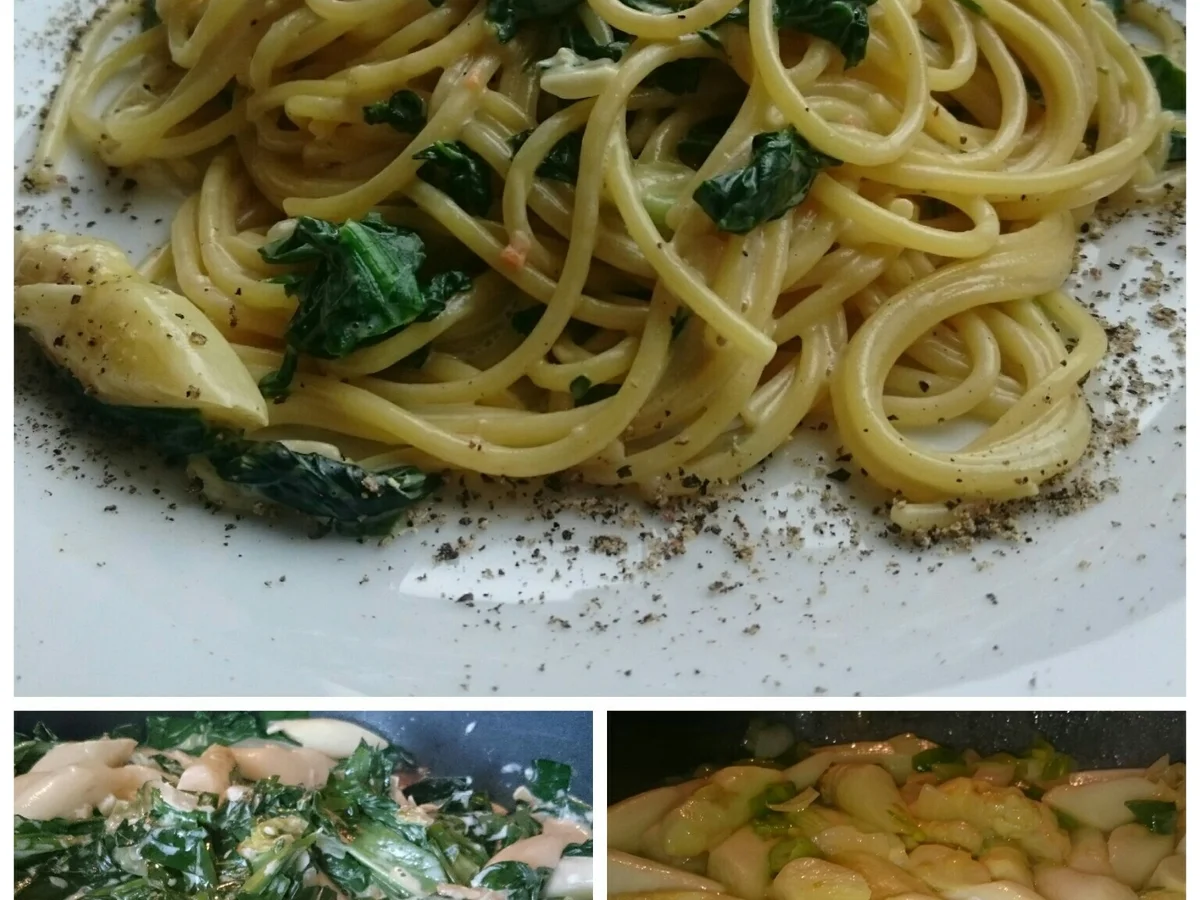 Spaghetti mit Bärlauch und Spargel - Rezept - Bild Nr. 2