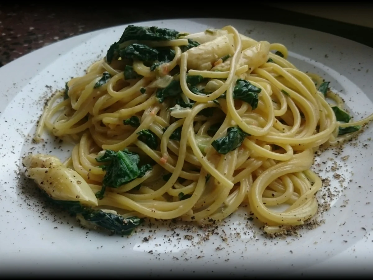 Spaghetti mit Bärlauch und Spargel - Rezept - Bild Nr. 3