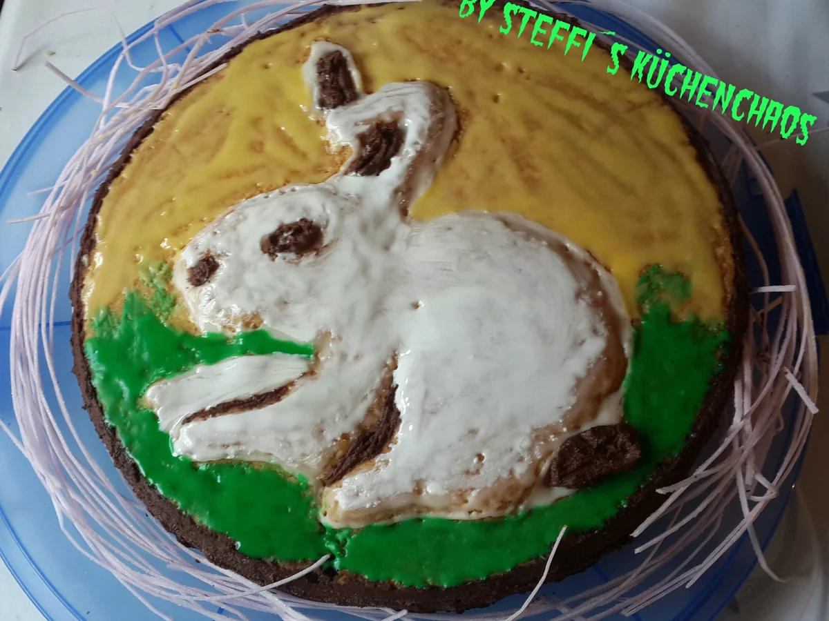 “Eier”likörkuchen gefüllt mit Schoko-Erdbeer-Mousse - Rezept - Bild Nr. 2466
