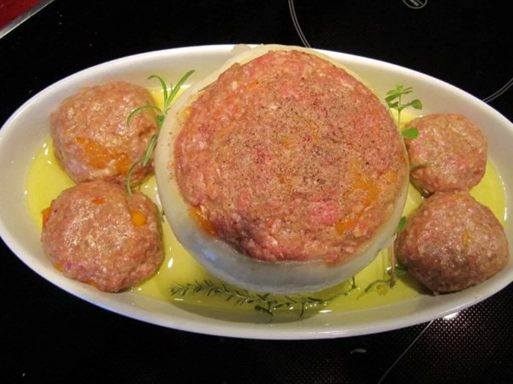 Rezept: Metzgerzwiebel gefüllt mit Rinderhack Bild Nr. 2484 Metzgerzwiebel gefüllt mit Rinderhack - Rezept - Bild Nr. 2484