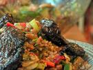 Reissalat mit scharf marinierter Hähnchenbrust - Rezept - Bild Nr. 2