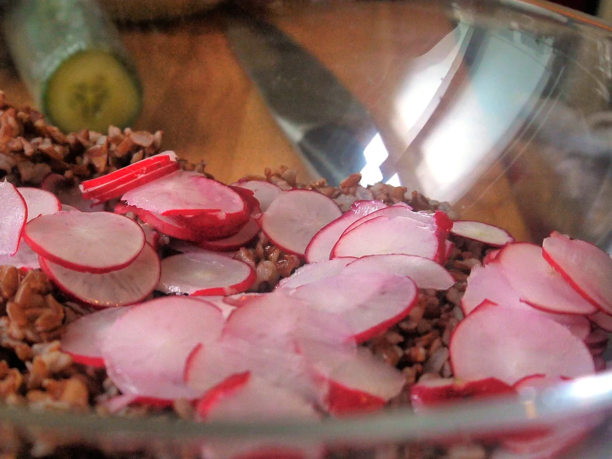 Rezept: Reissalat mit scharf marinierter Hähnchenbrust Bild Nr. 10 Reissalat mit scharf marinierter Hähnchenbrust - Rezept - Bild Nr. 10