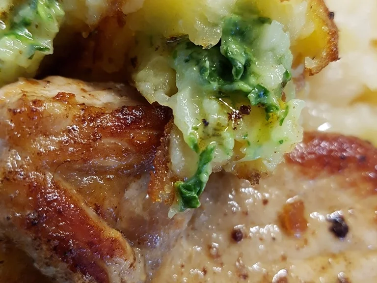 Rezept: Lummerkotelett mit Sauerampferknödeln à la Biggi Bild Nr. 2485 Lummerkotelett mit Sauerampferknödeln à la Biggi - Rezept - Bild Nr. 2485