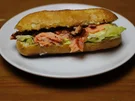 Geräuchertes Gourmet-Lachsbaguette- Flammlachs- - Rezept - Bild Nr. 2