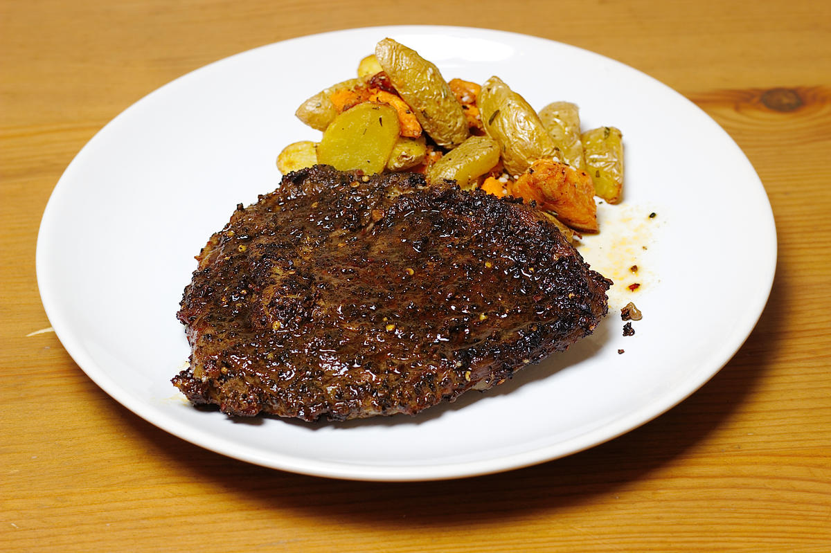 Rip-Eye-Steak mit Espressomarinade - Rezept - Bild Nr. 2501