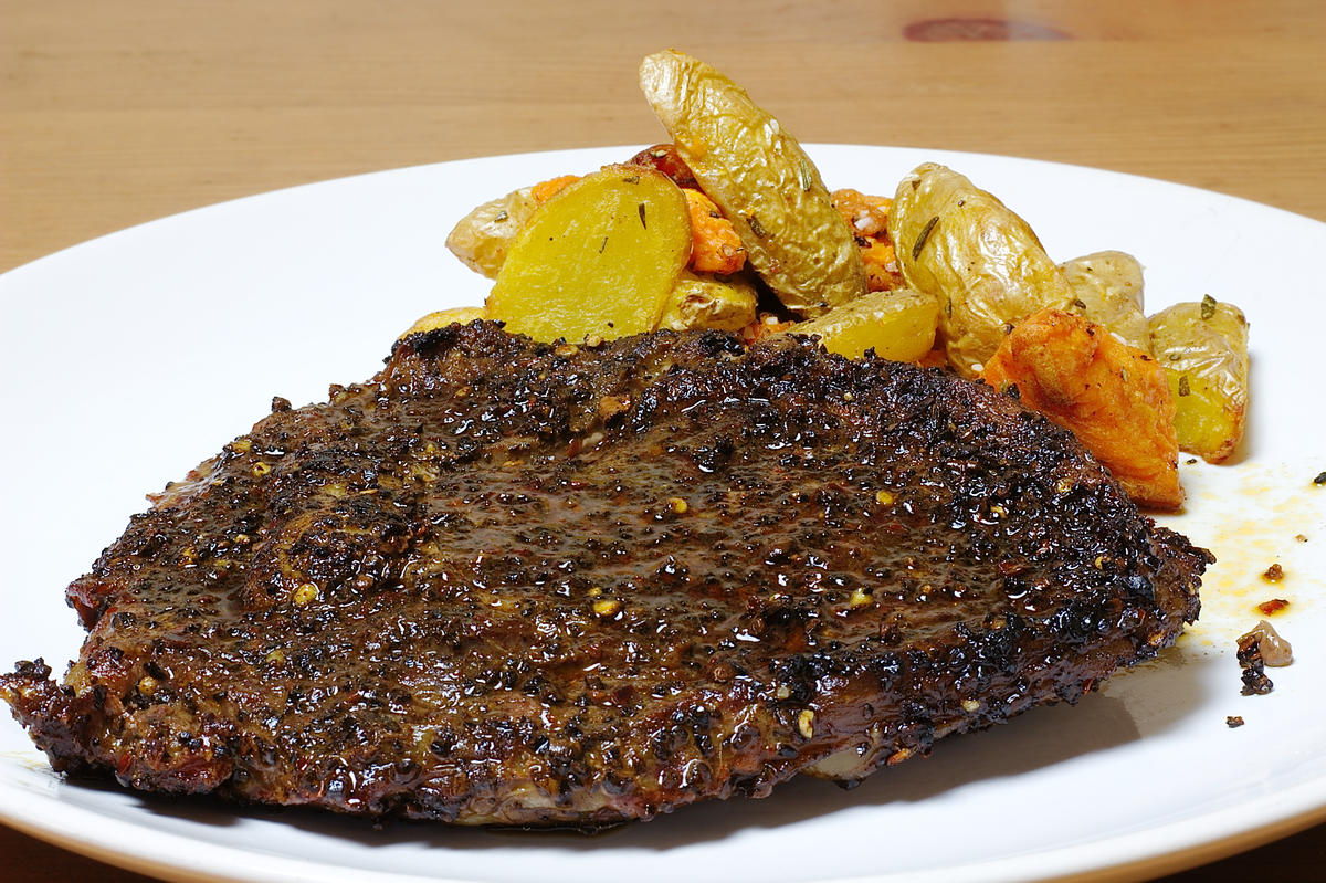 Rip-Eye-Steak mit Espressomarinade - Rezept - Bild Nr. 2502