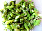 Salatbar:   SPARGEL ~ SALAT, grün - Rezept - Bild Nr. 2508
