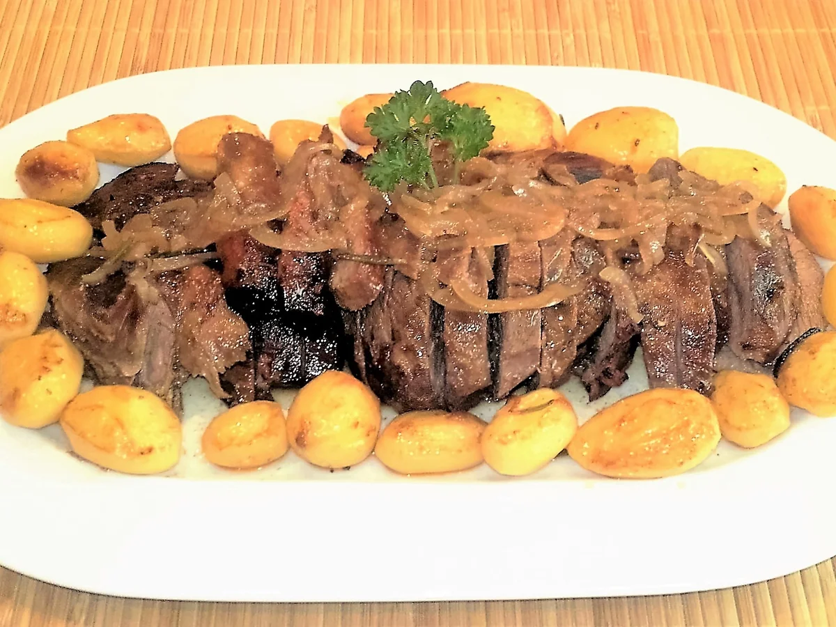 Lammkeule mit Kartöffelchen aus dem Ofen - Rezept - Bild Nr. 2528