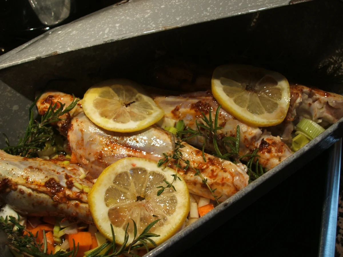 Lammkeule mit Kartöffelchen aus dem Ofen - Rezept - Bild Nr. 2541