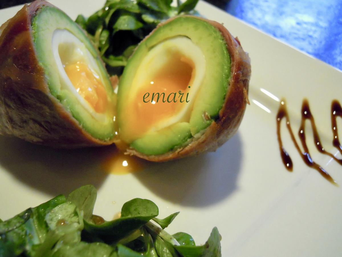 Weiches Ei im Avocado Speck Mantel - Rezept - Bild Nr. 2537