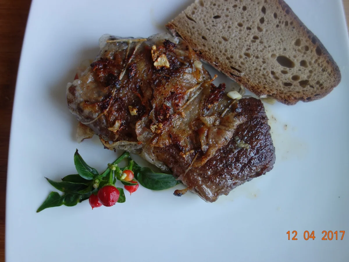 RUMPSTEAK - gestreichelt und ummäntelt ! - Rezept - Bild Nr. 2541