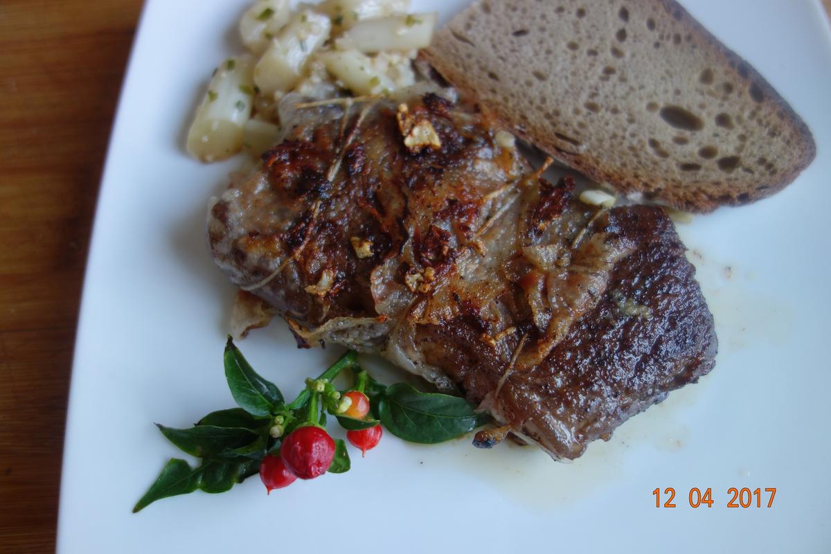 RUMPSTEAK - gestreichelt und ummäntelt ! - Rezept - Bild Nr. 2544