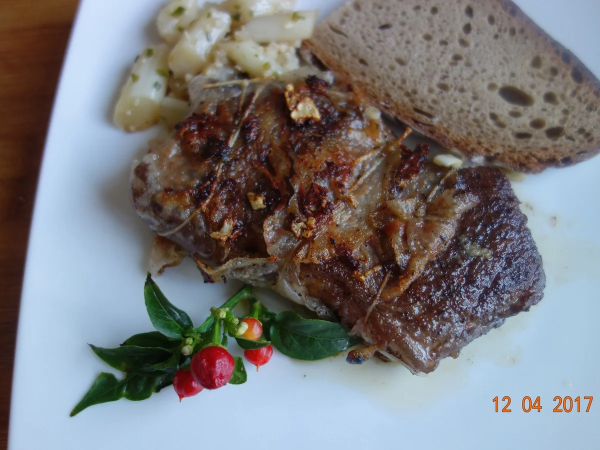 RUMPSTEAK - gestreichelt und ummäntelt ! - Rezept - Bild Nr. 2544