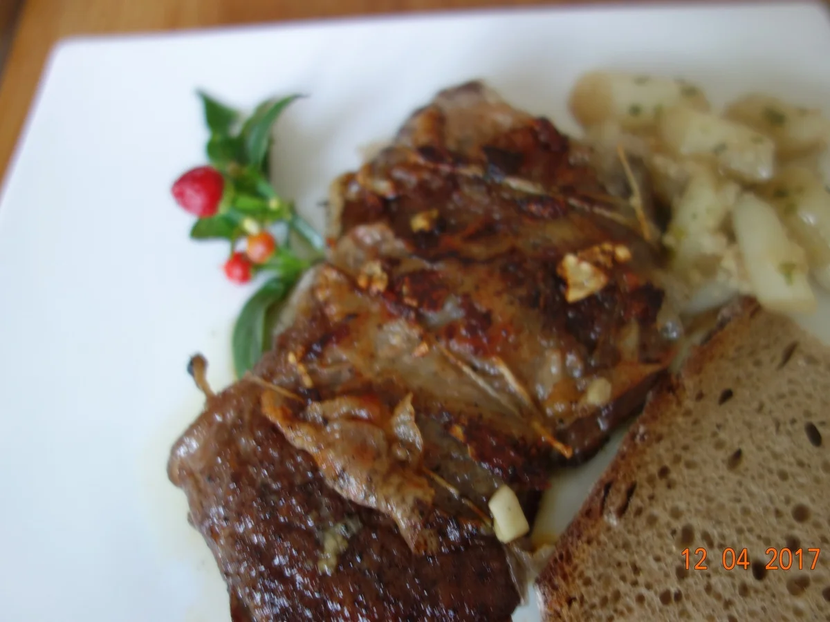 RUMPSTEAK - gestreichelt und ummäntelt ! - Rezept - Bild Nr. 2545