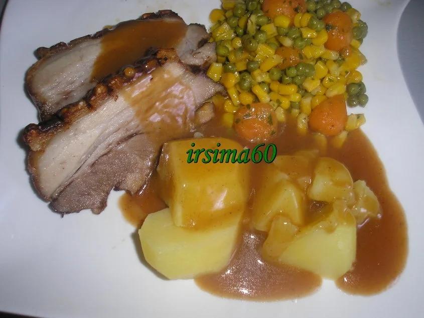 Rezept: Krustenbraten vom Schweinebauch Bild Nr. 2531 Krustenbraten vom Schweinebauch - Rezept - Bild Nr. 2531