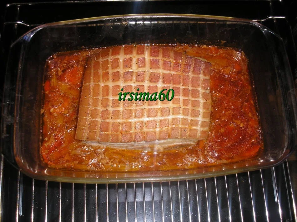 Rezept: Krustenbraten vom Schweinebauch Bild Nr. 2535 Krustenbraten vom Schweinebauch - Rezept - Bild Nr. 2535