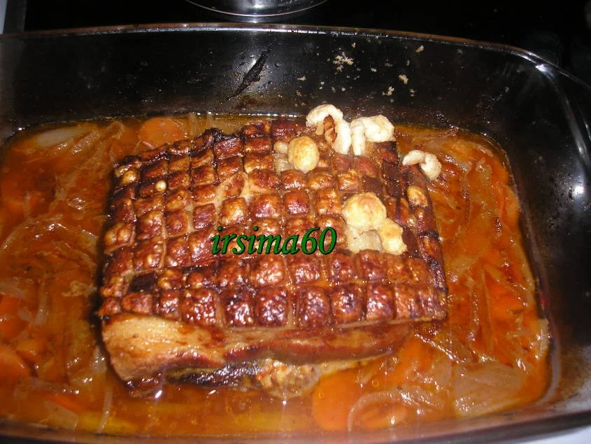 Rezept: Krustenbraten vom Schweinebauch Bild Nr. 2536 Krustenbraten vom Schweinebauch - Rezept - Bild Nr. 2536