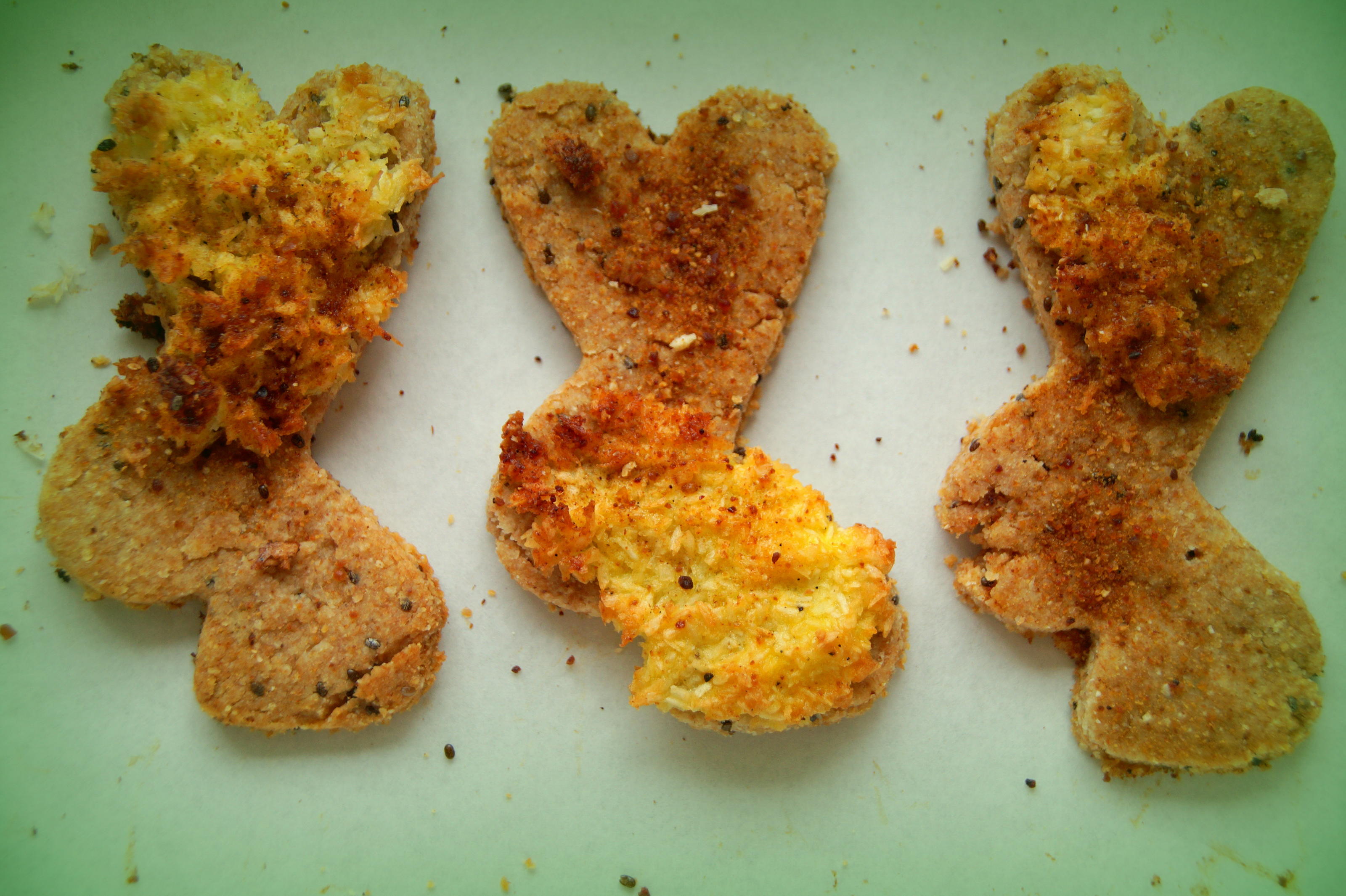 Bilder für Plätzchen: Österliche Kokos-Kekse - Rezept