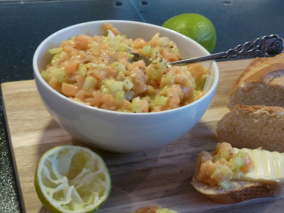 Räucherlachs-Tatar "neue Version" - Rezept - Bild Nr. 2562
