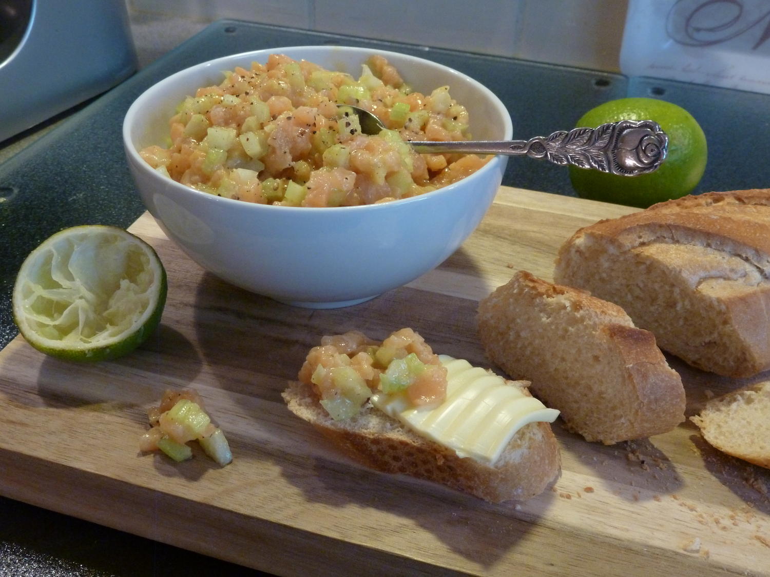 Räucherlachs-Tatar &amp;quot;neue Version&amp;quot; - Rezept - kochbar.de