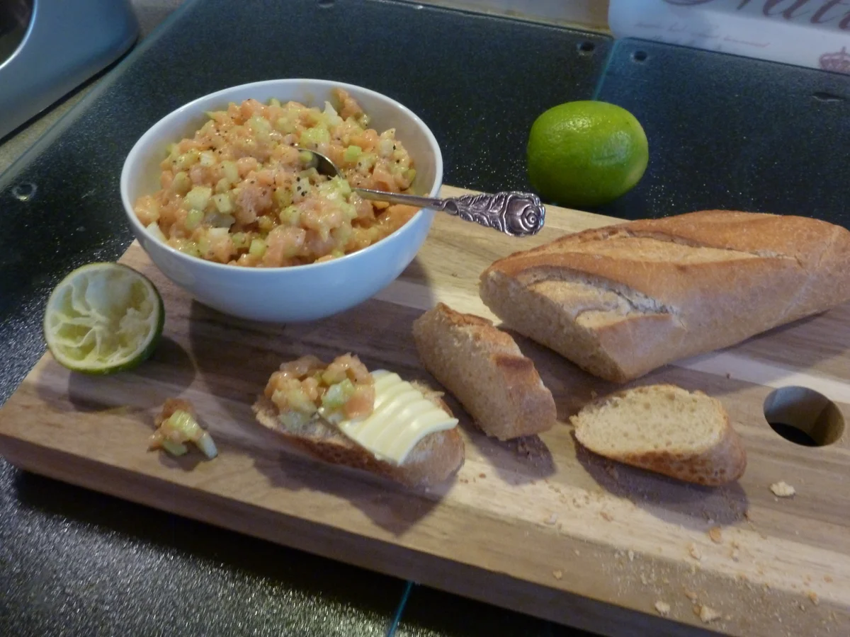 Räucherlachs-Tatar "neue Version" - Rezept - Bild Nr. 2565