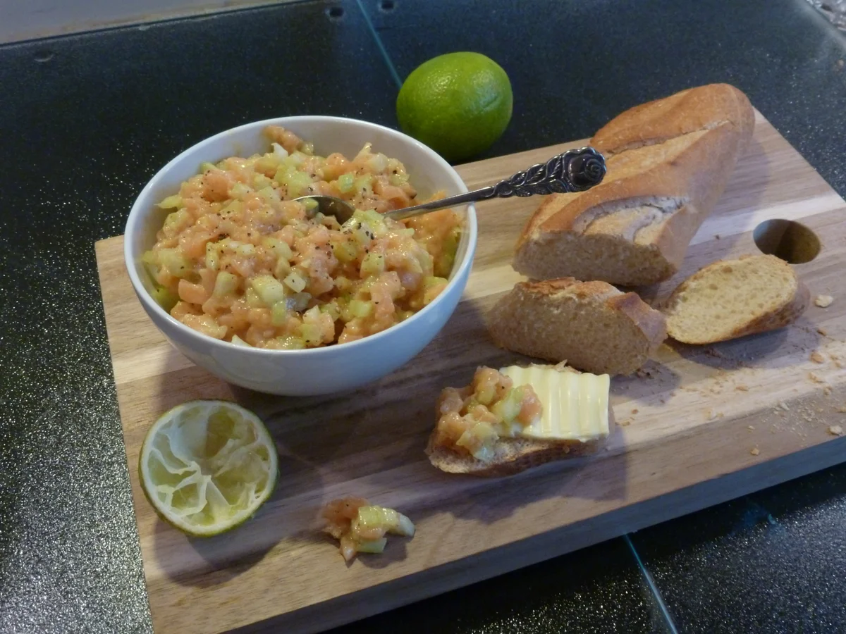 Räucherlachs-Tatar "neue Version" - Rezept - Bild Nr. 2566