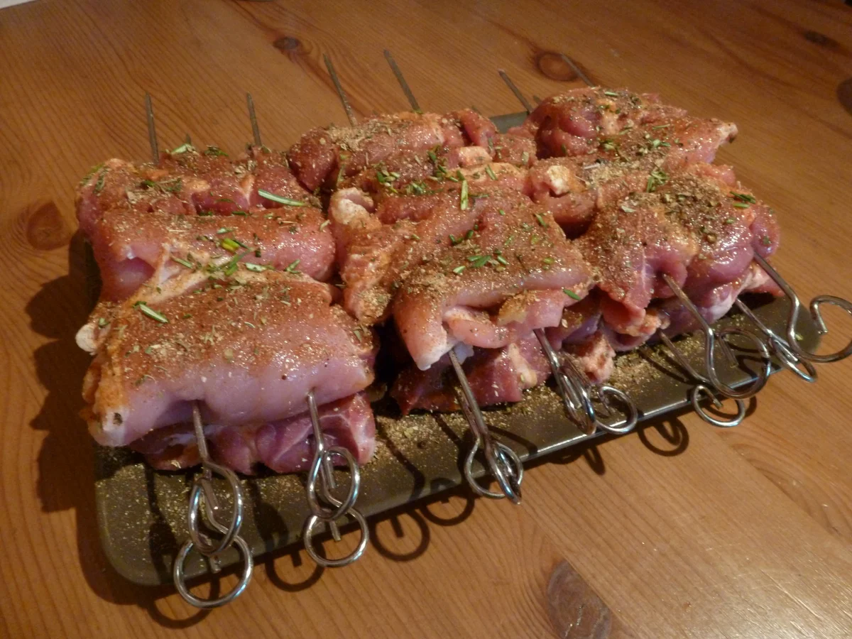 Rezept: Gyros-Spieße gefüllt -Geschmacksbombe- Bild Nr. 2595 Gyros-Spieße gefüllt -Geschmacksbombe- - Rezept - Bild Nr. 2595