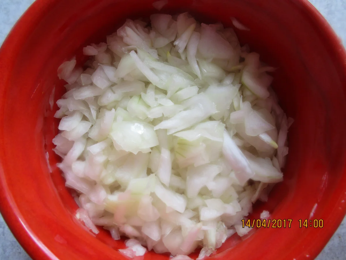 Cevapcici mit Djuvec-Reis und scharfen roten Zwiebeln - Rezept - Bild Nr. 2584