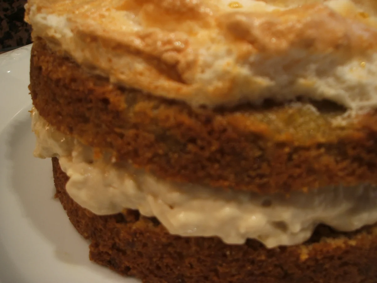 Backen: Rha(barbara)-Torte mit Karamell - Rezept - Bild Nr. 2616