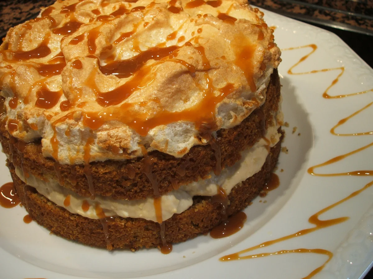 Backen: Rha(barbara)-Torte mit Karamell - Rezept - Bild Nr. 2617