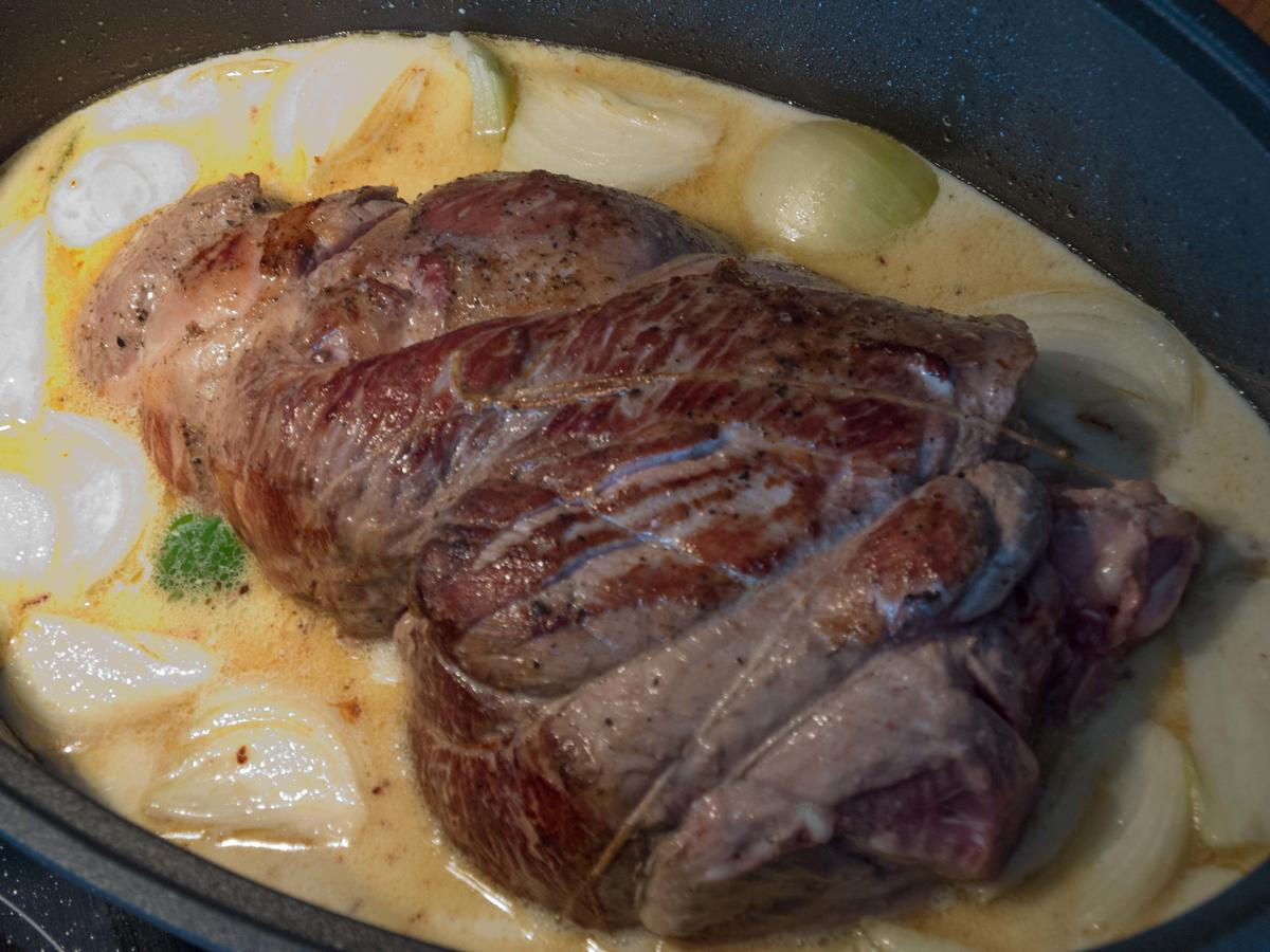 Ostern 2017: Lammkeule mit Polenta und Bohnen - Rezept - Bild Nr. 2660