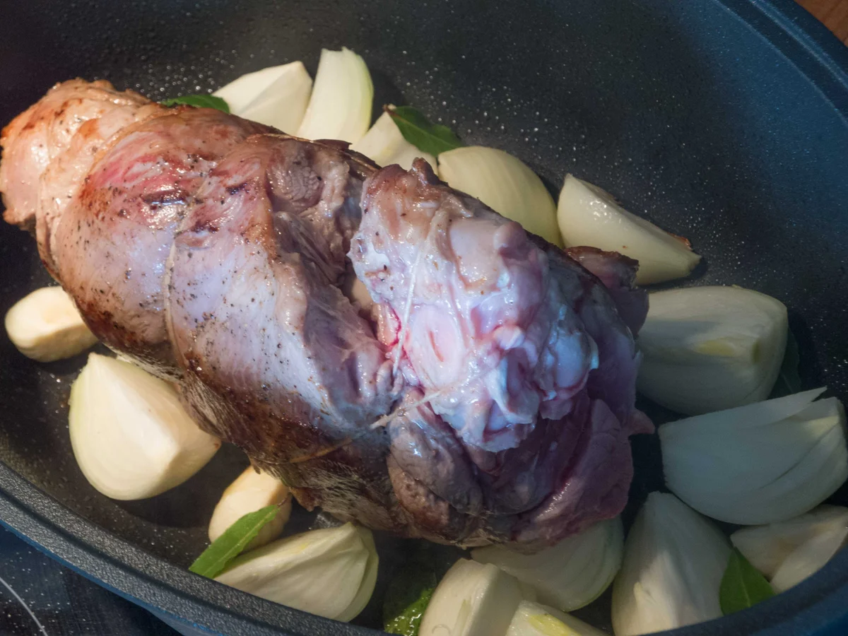 Ostern 2017: Lammkeule mit Polenta und Bohnen - Rezept - Bild Nr. 2661
