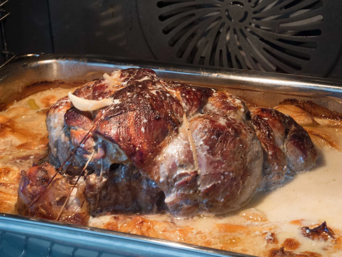 Ostern 2017: Lammkeule mit Polenta und Bohnen - Rezept - Bild Nr. 2663