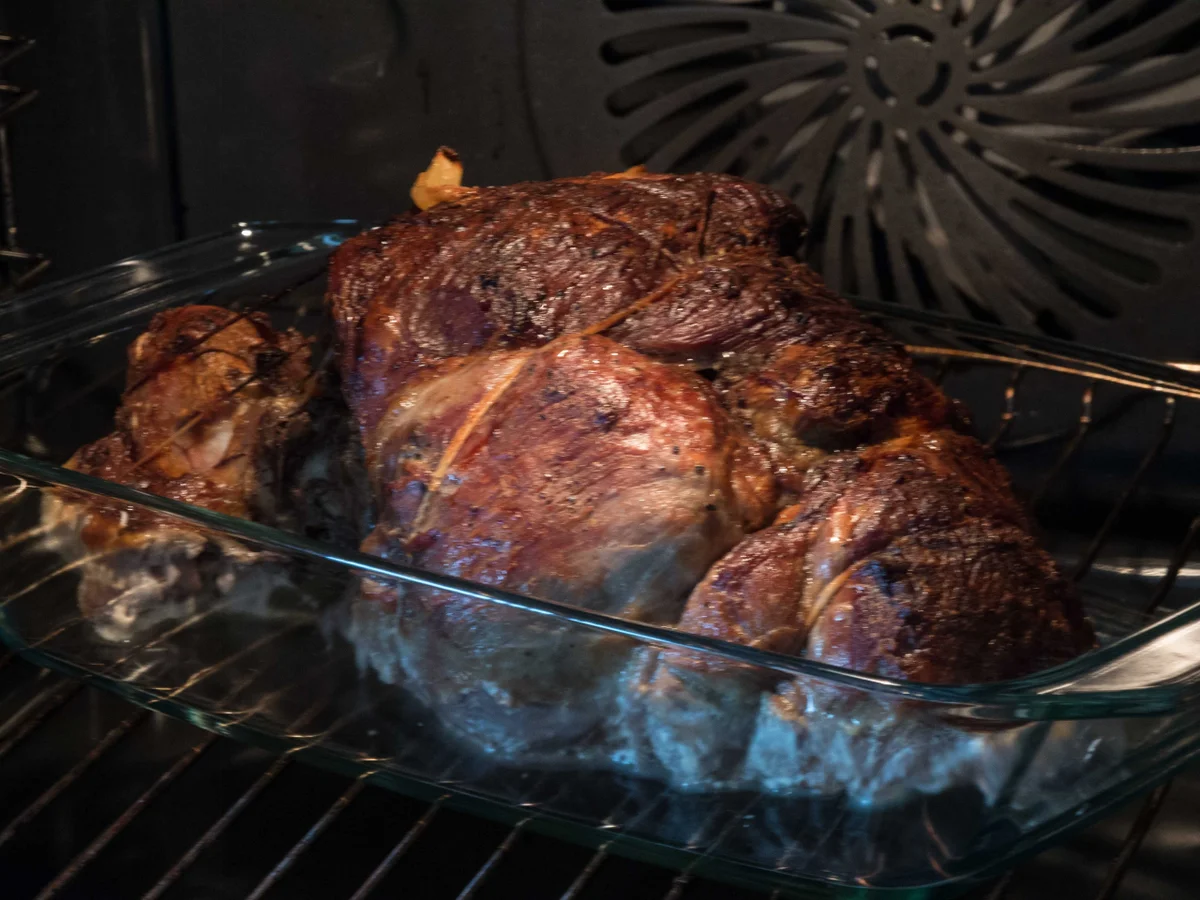 Ostern 2017: Lammkeule mit Polenta und Bohnen - Rezept - Bild Nr. 2665