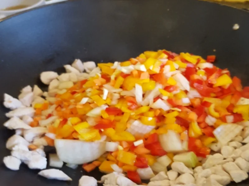 Nasi Goreng mit Curry-Blumenkohl-Reis II - Rezept - Bild Nr. 2609