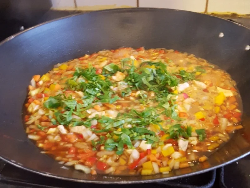 Nasi Goreng mit Curry-Blumenkohl-Reis II - Rezept - Bild Nr. 2610