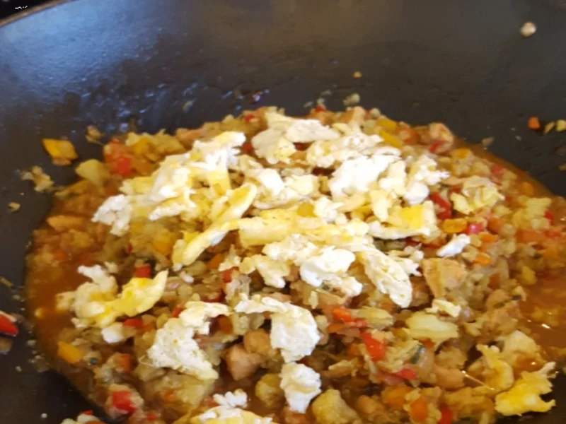Nasi Goreng mit Curry-Blumenkohl-Reis II - Rezept - Bild Nr. 2614