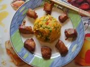 Chinesische Hähnchennuggets mit Gemüse-Reis - Rezept - Bild Nr. 2653