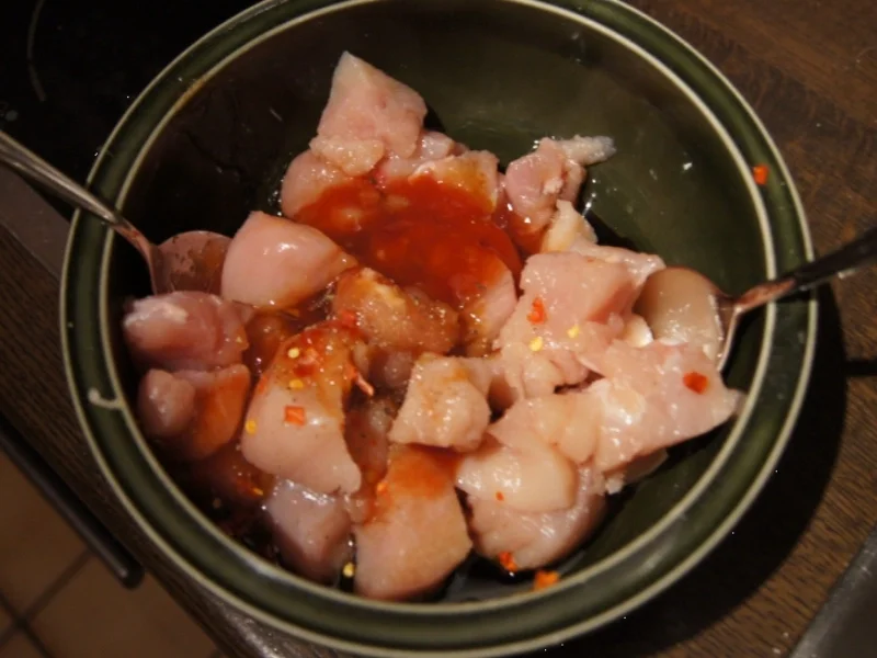 Chinesische Hähnchennuggets mit Gemüse-Reis - Rezept - Bild Nr. 2657