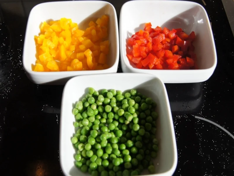 Chinesische Hähnchennuggets mit Gemüse-Reis - Rezept - Bild Nr. 2662